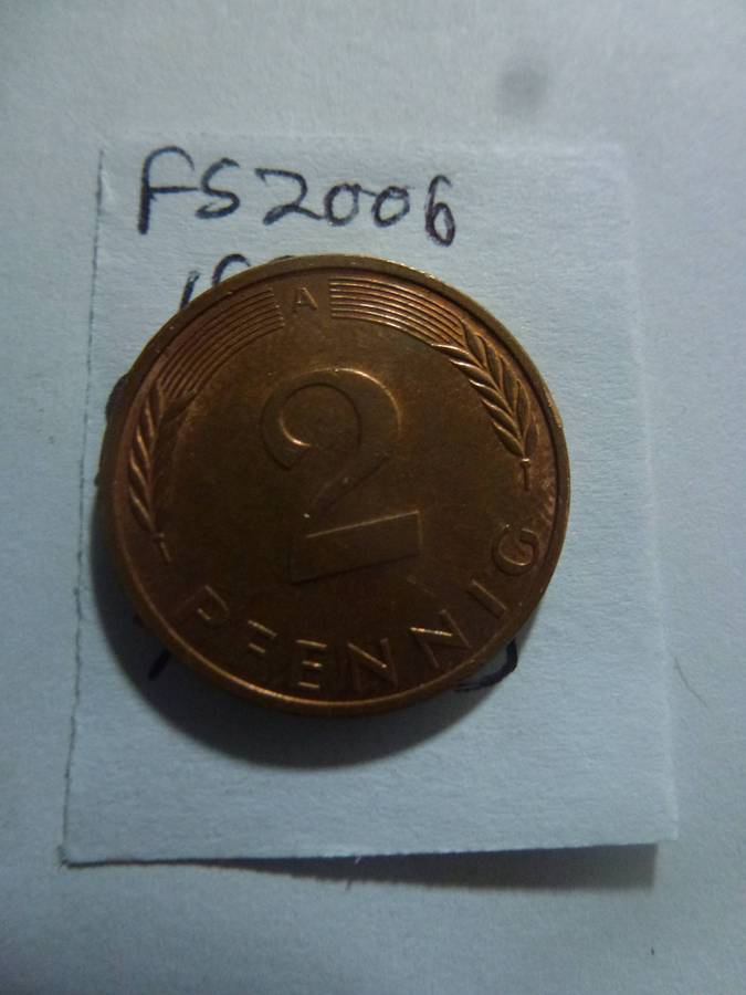1994 Germany 2 pfennig