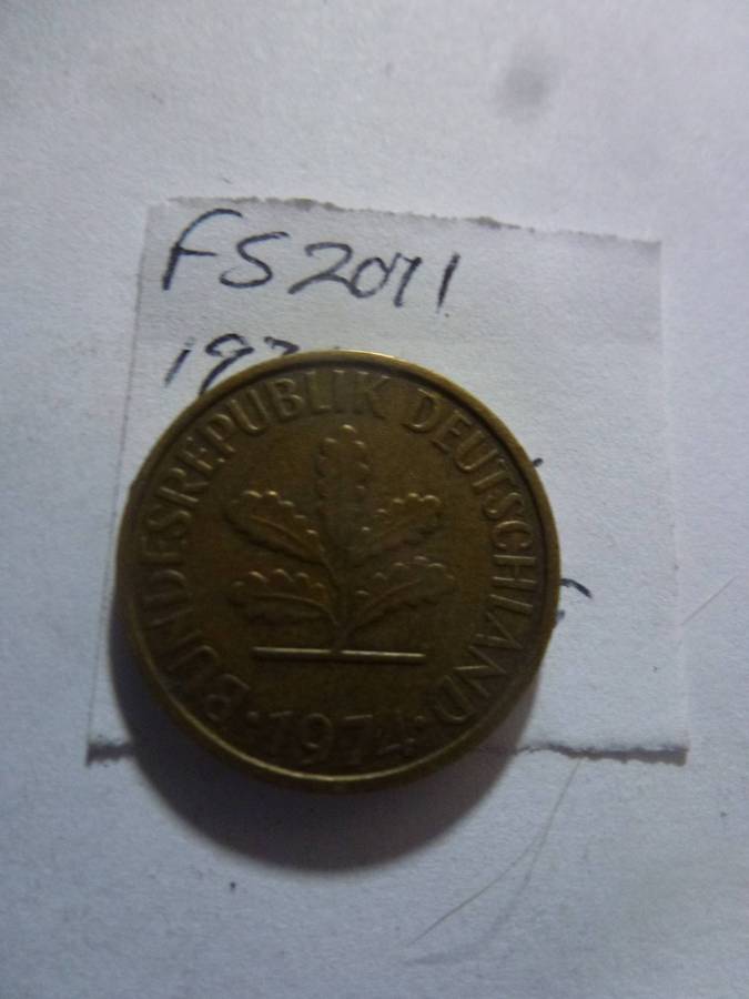 1974 Germany 5 pfennig