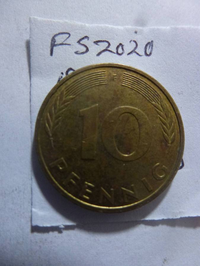1993 Germany 10 pfennig