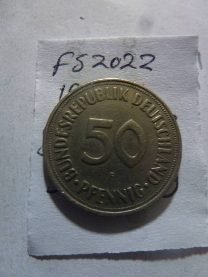 1970 Germany 50 pfennig