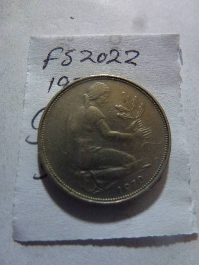 1970 Germany 50 pfennig