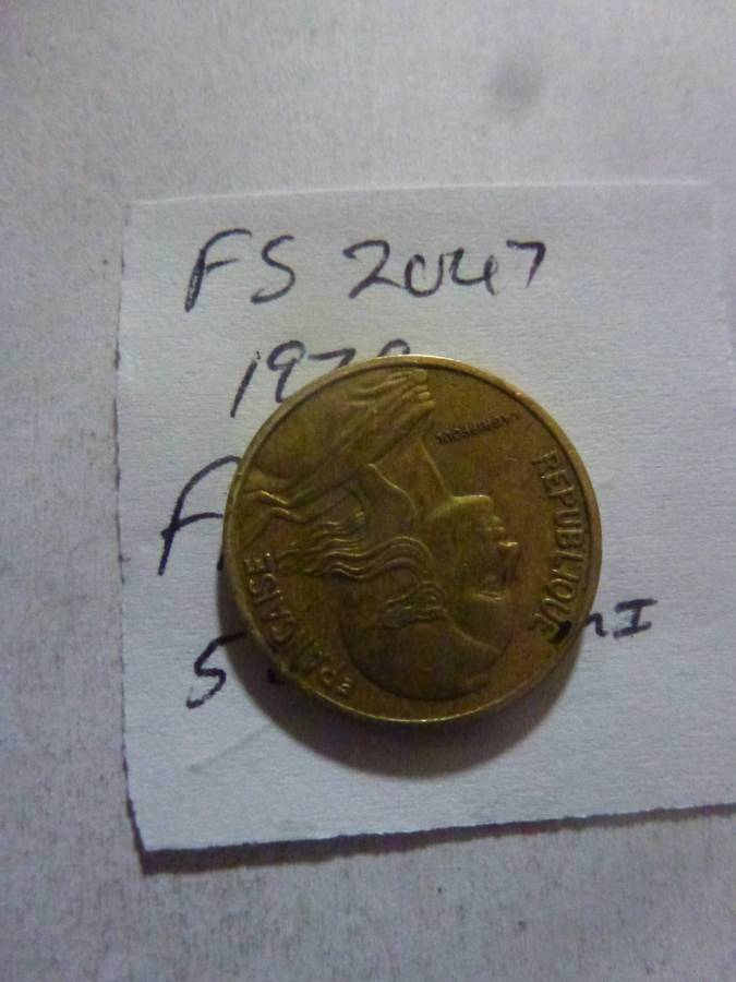 1979 France 5 centimes