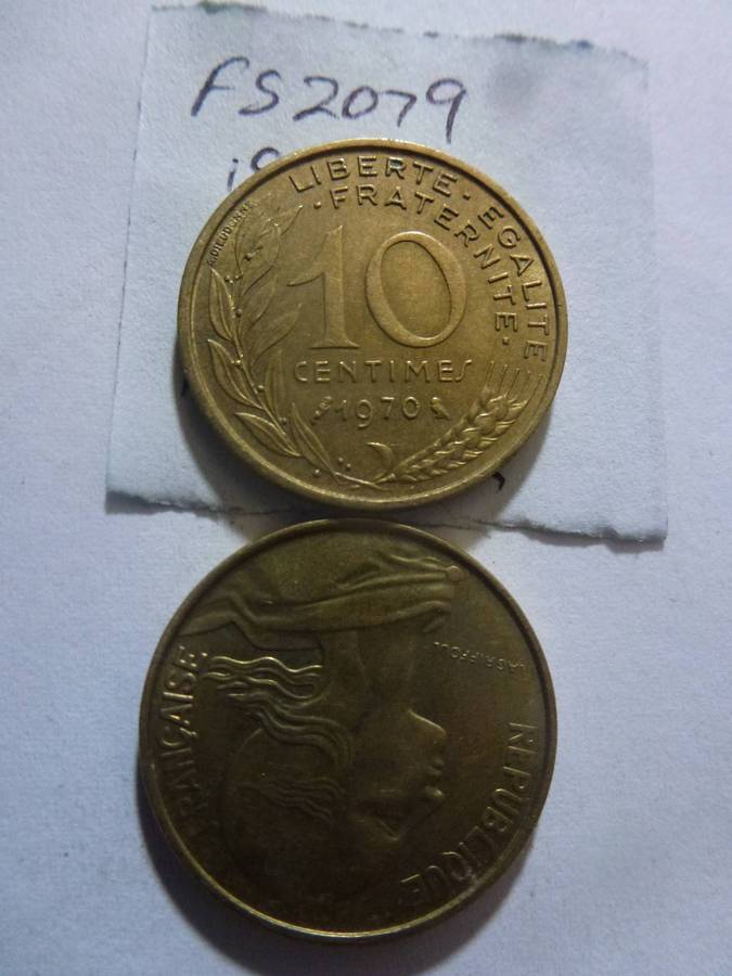 1970 France 10 centimes