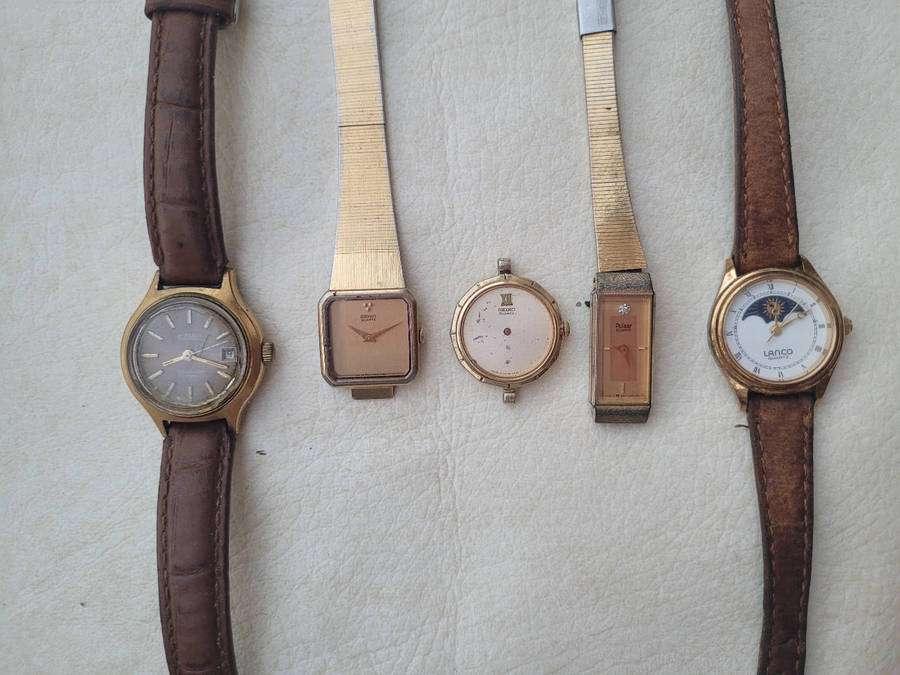Lot of 5 ladies watches
