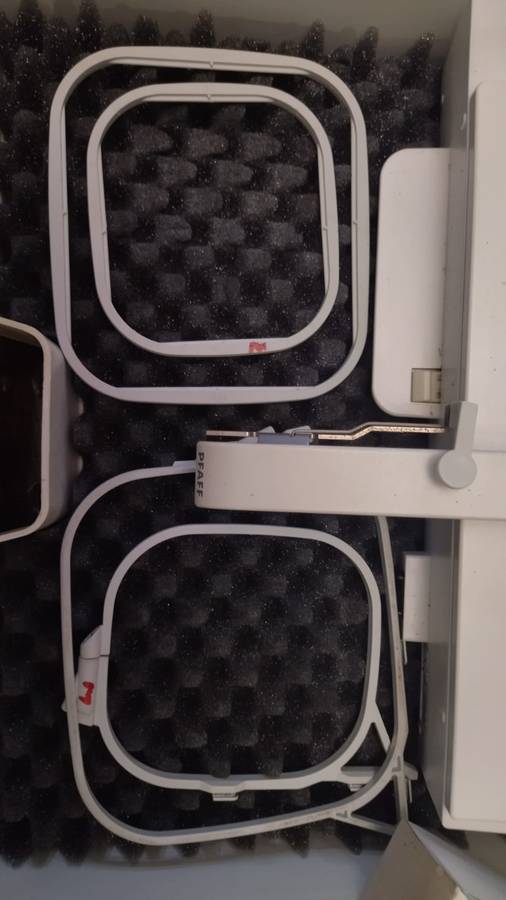 Pfaff 7570 embroidery machine and sewing combo
