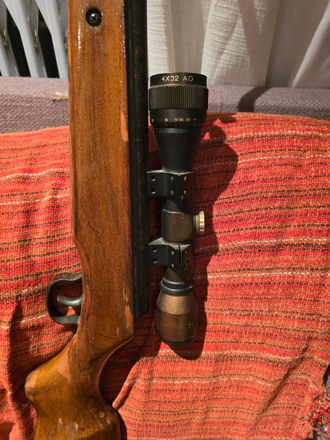 pellet gun and scope