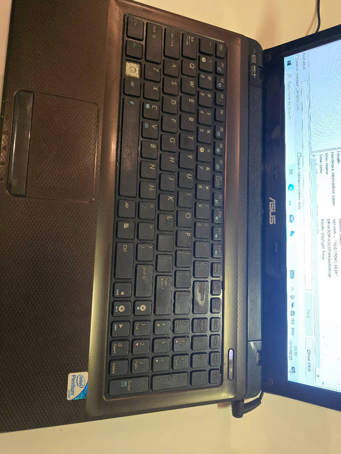 Asus laptop with charger