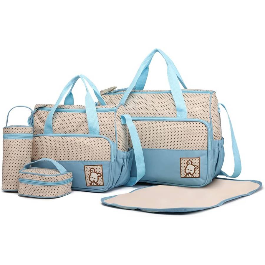 Ultimate Baby Essentials Bag Set Keep your baby Essentials on-the-go with our stylish 5-Piece Bag