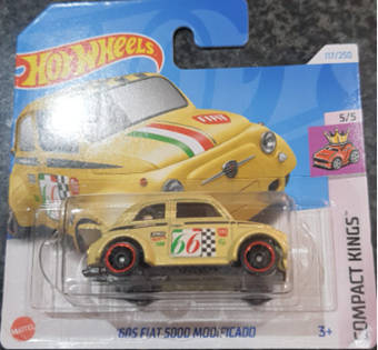 HOT WHEELS 60S FIAT 500 D MODIFICADO