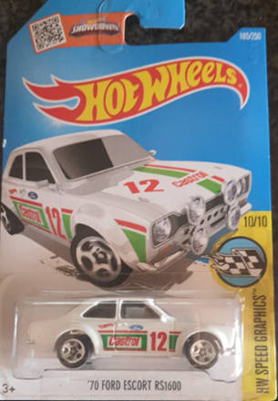 HOT WHEELS '70 FORD ESCORT RS1600