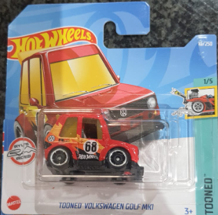 HOTWHEELS TOONED VOLKSWAGEN GOLF MK1