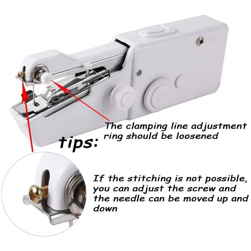 Portable Handheld Sewing Machine  Quick and Easy Repairs for Fabric and Clothing