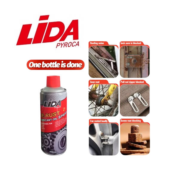 LiDA De-Rust Lubricant Oil 450ml