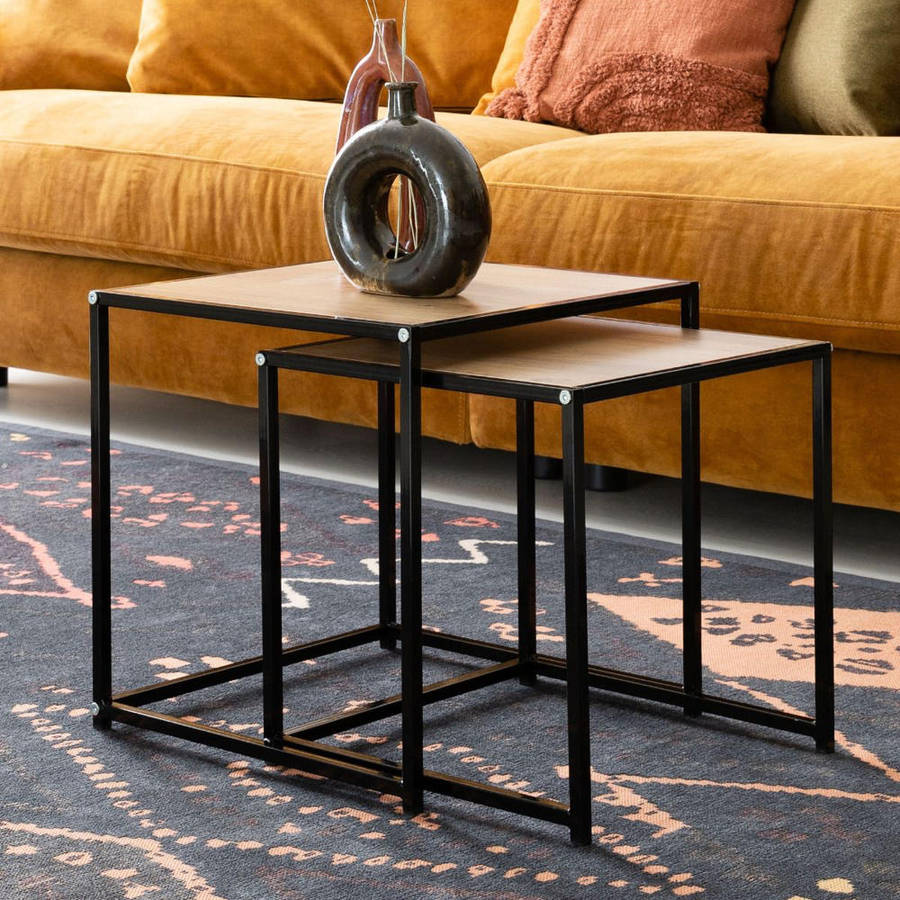 2 Piece Nesting Side Coffee Table