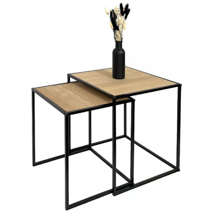 2 Piece Nesting Side Coffee Table