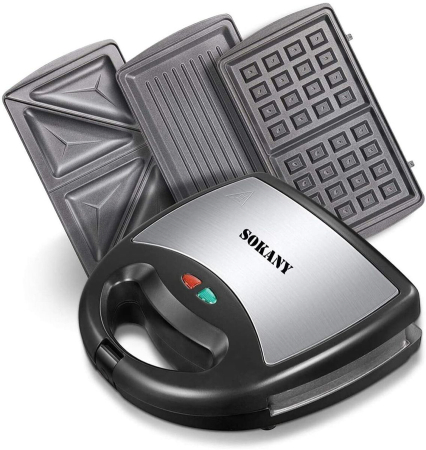 3 in 1  Non Sticky Sandwich Maker