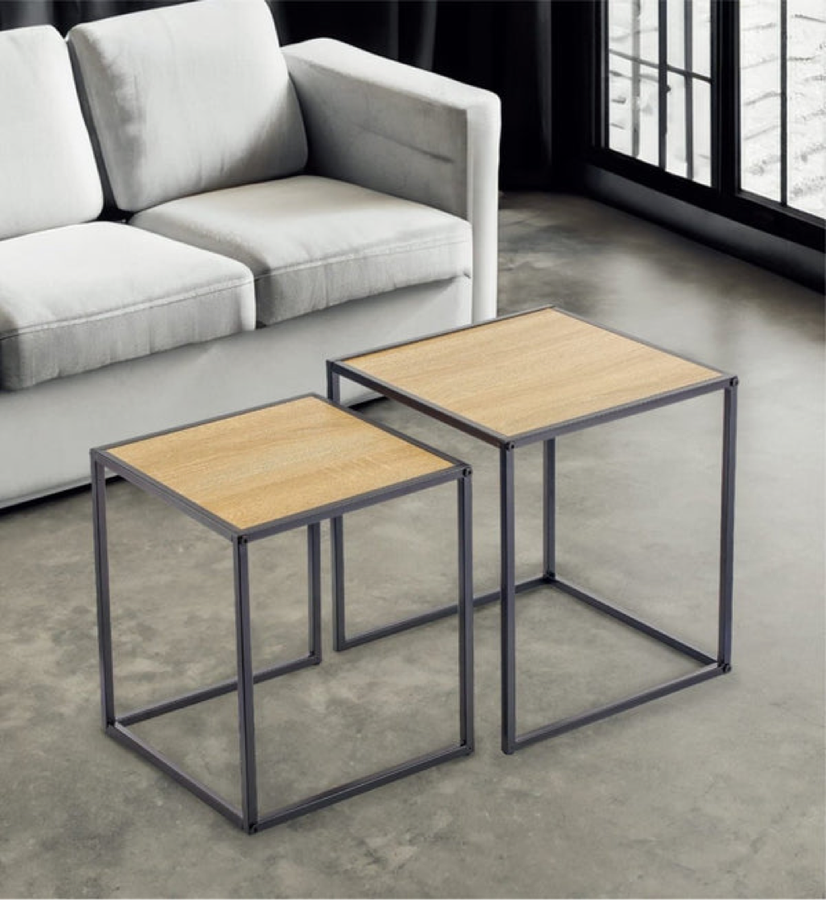 2 Piece Nesting Side Coffee Table