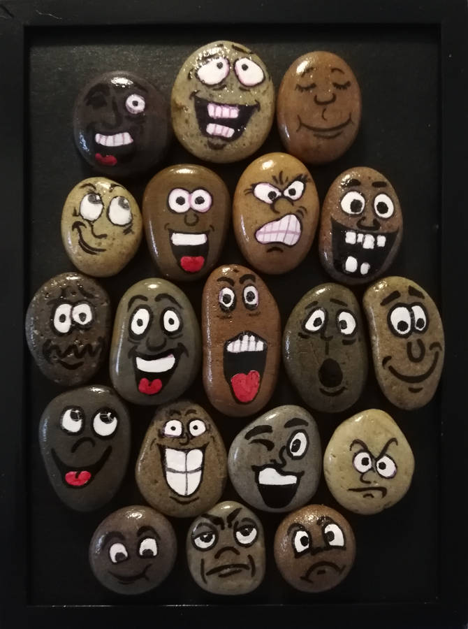 Faces (Pebble Art)