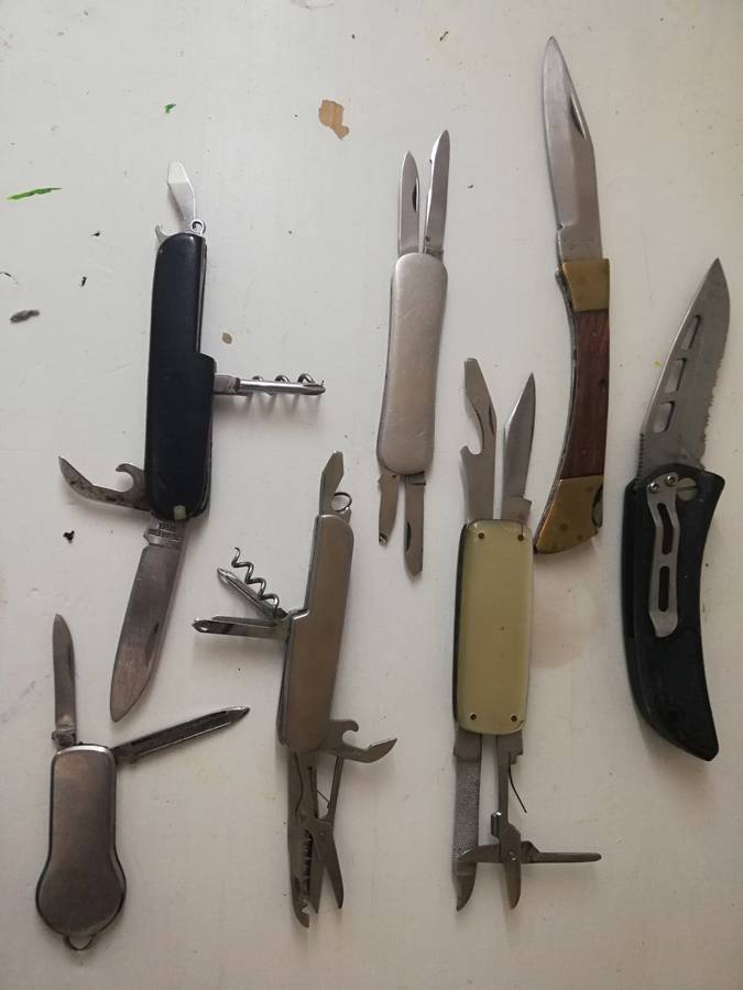 Seven Vintage Pocket Knives (Joblot)