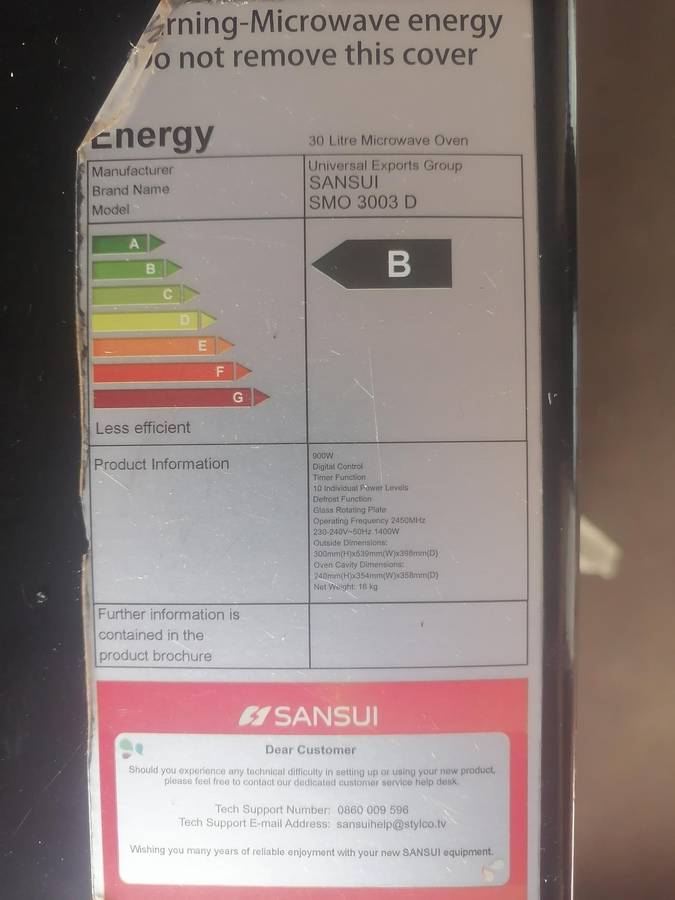 Sansui Microwave