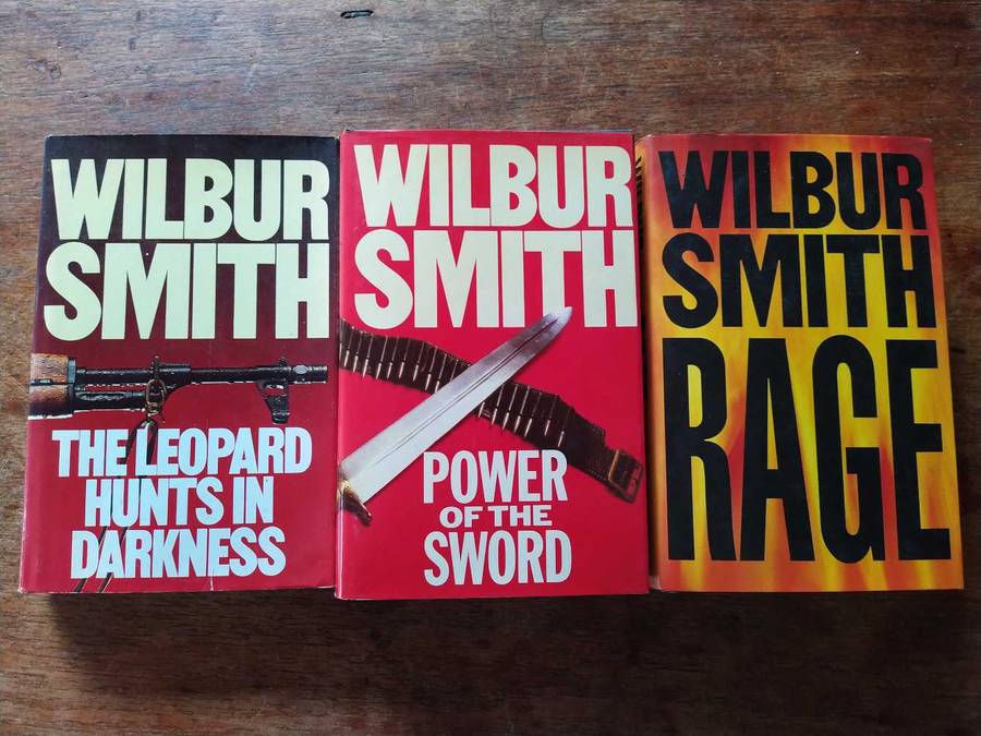 Wilbur Smith 3 book collection.