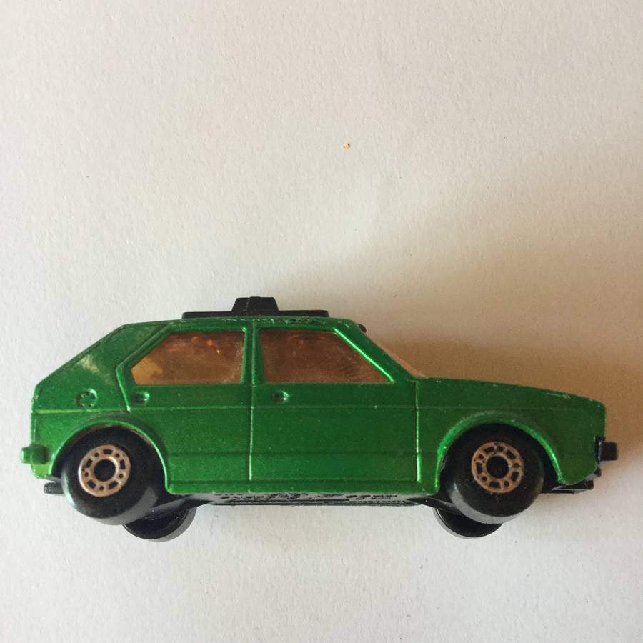 VW Golf Green - Vintage 1976 Matchbox No 7