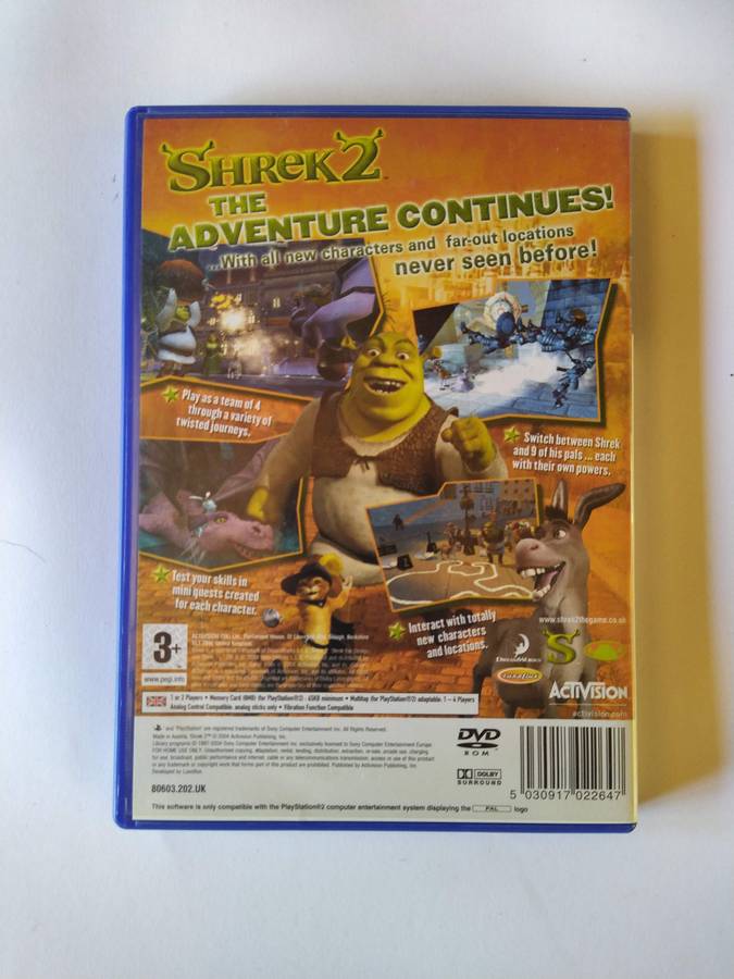 Shrek 2 PS2