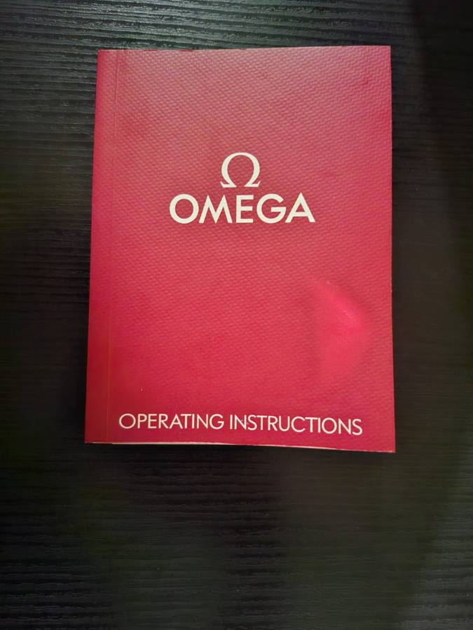 Omega Watch Instructions Manual Booklet All Models & Languages 1/18