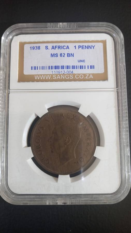 1938 South African 1 Penny