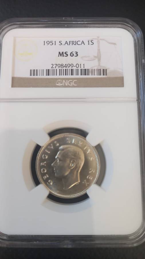 1951 South African 1 Shilling