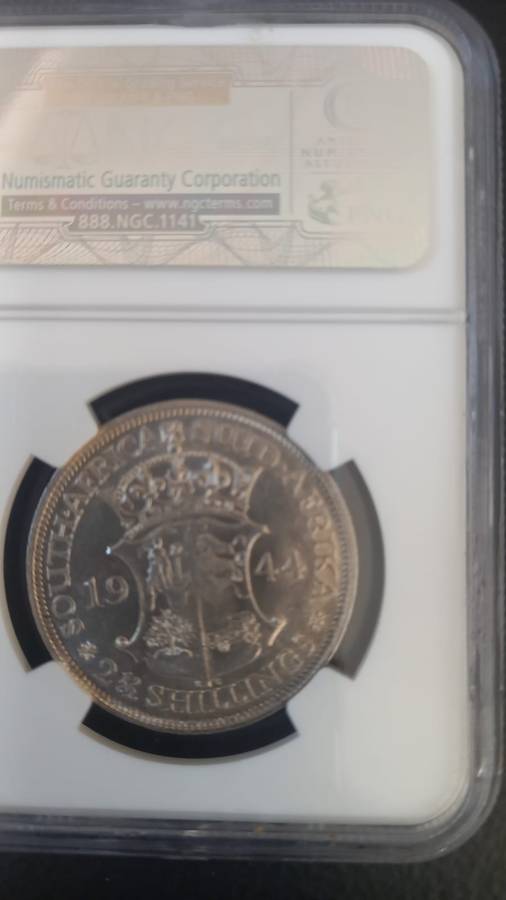 1944 South African 2.5 Shilling