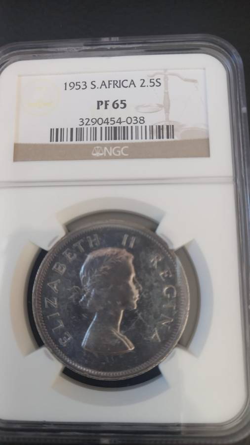 1953 South Africa 2.5 Shilling