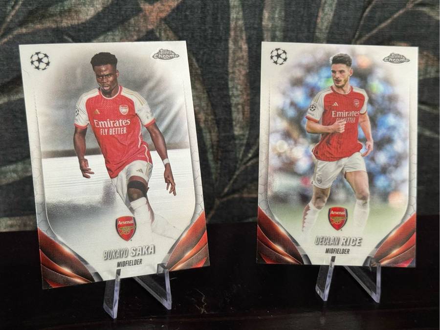 2024 Topps Chrome - 6 Arsenal Cards