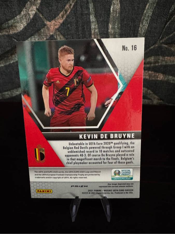 2020-21 Panini Mosaic UEFA - Kevin De Bruyne - Pink Camo Prizm Belgium #16
