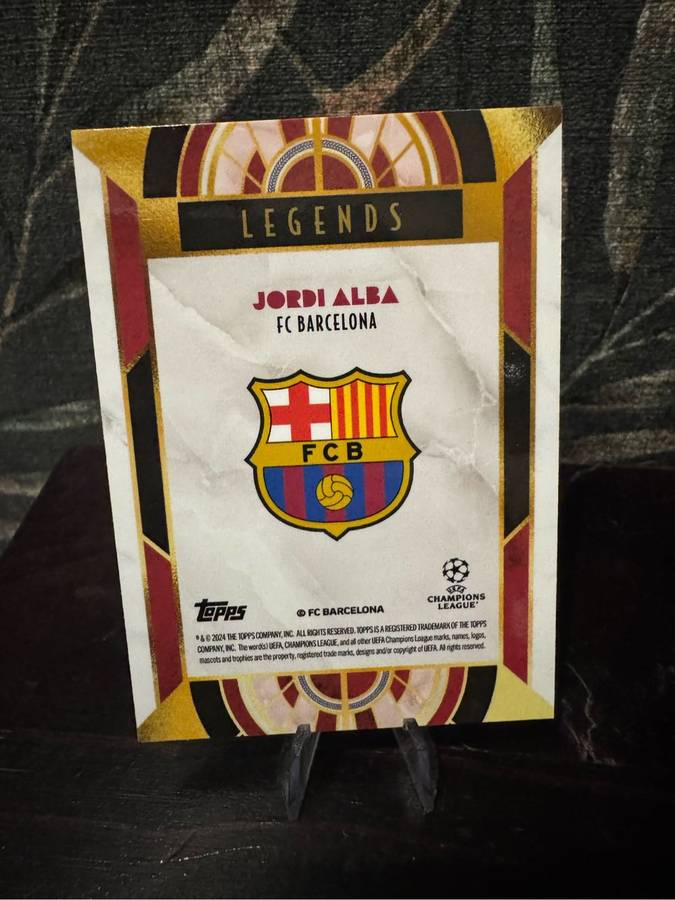 2024 Topps Deco - Jordi Alba Legends - Barcelona