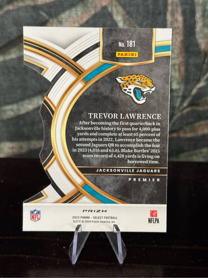 2023 Panini Select - Trevor Lawrence Die Cut - Jaguars