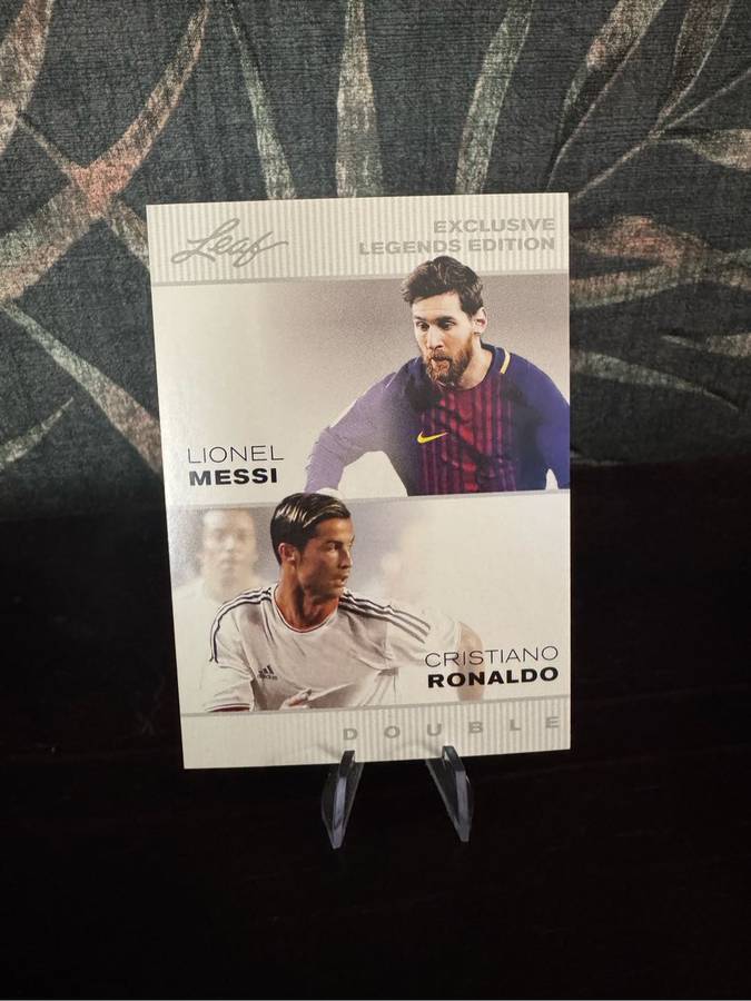 2022 Leaf - Lionel Messi / Cristiano Ronaldo Exclusive Legends