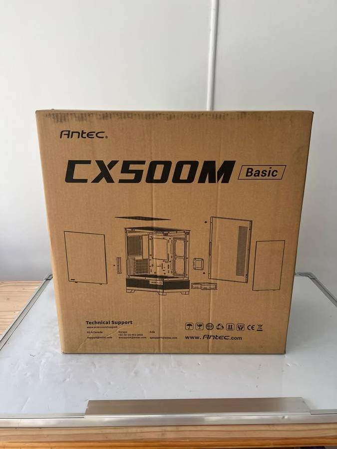 Antec CX500M Basic ATX Mid-Tower Gaming Chassis, Black