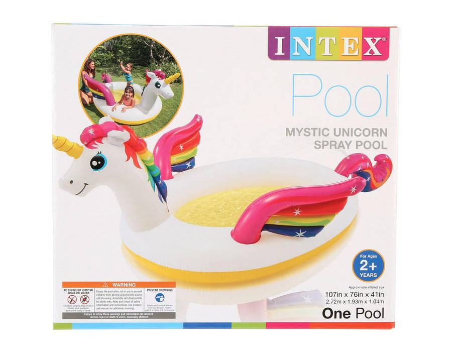 Unicorn Spray Pool Intex