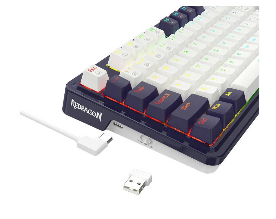 Redragon UCAL K673 PRO Mechanical Wireless Gaming Keyboard - Black