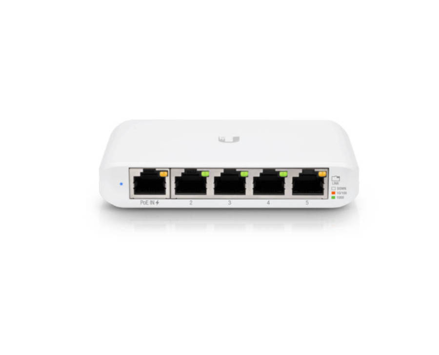 Ubiquiti 5 Port Gigabit UniFi Flex Switch No PSU | USW-Flex-Mini-3