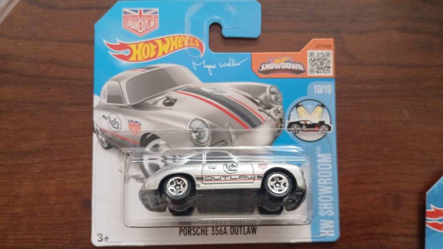 Hotwheels 1/64 Porsche 356A Outlaw Silver Magnus Walker