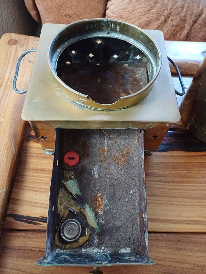 Antique copper filter coffee maker/Old Cape Coffee Konfoor