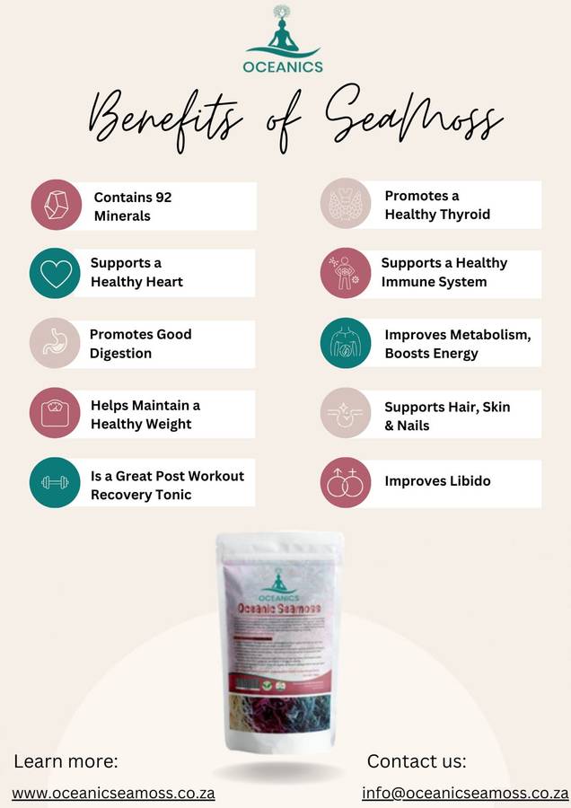 Organic Sea Moss 100 Gram Pouch