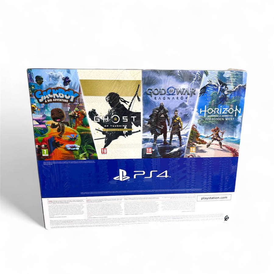 PlayStation 4 Slim 500GB Console With 4 Games