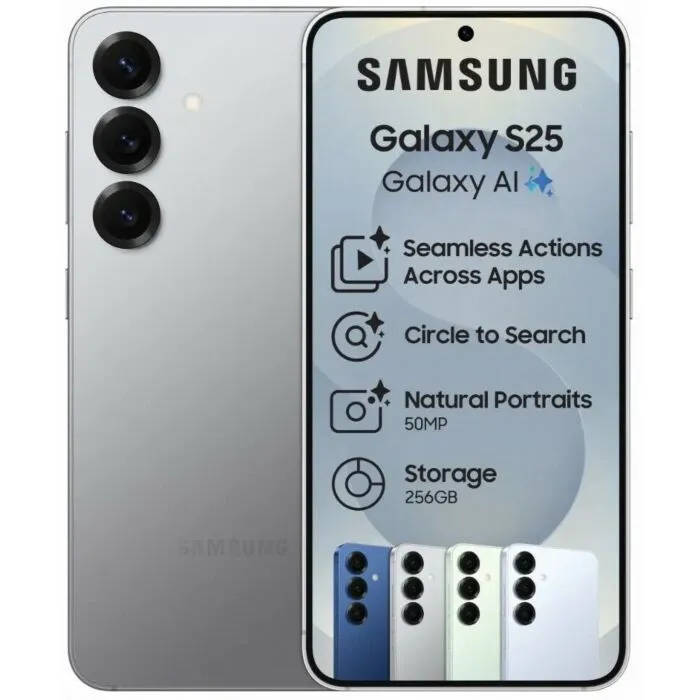 Samsung Galaxy S25 256GB Silver Shadow