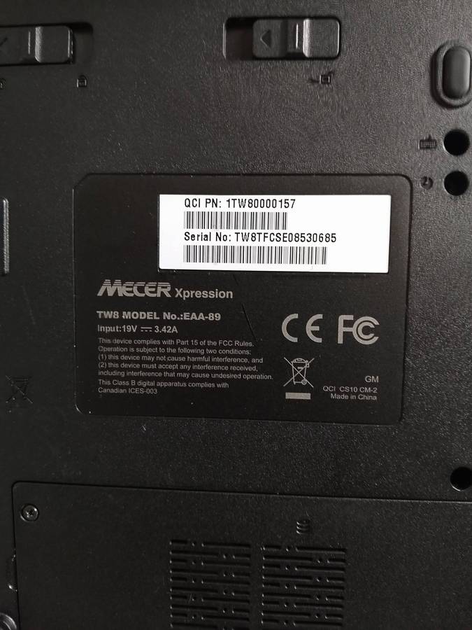Mecer Xpression Laptop