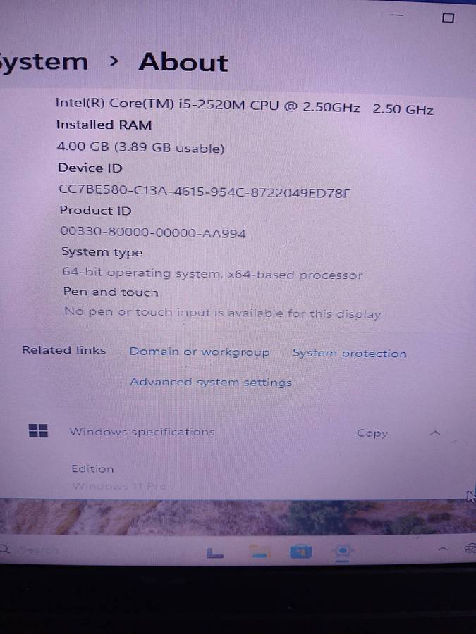 Lenovo T520 laptop