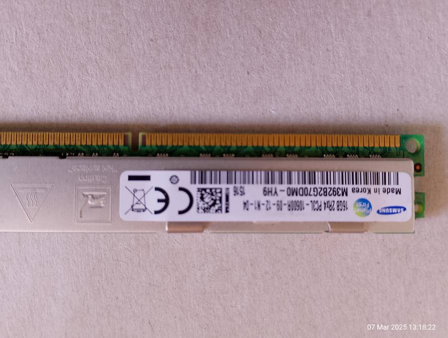 Samsung 16 Gig server ram