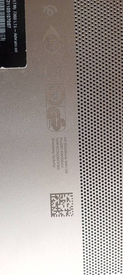 HP Elite book 840 G6